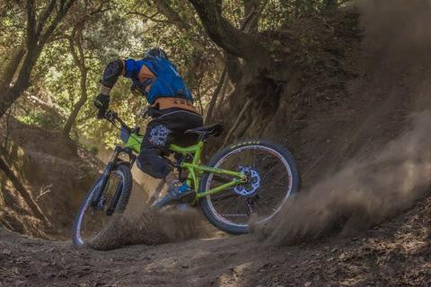 Enduro mountain top bike race
